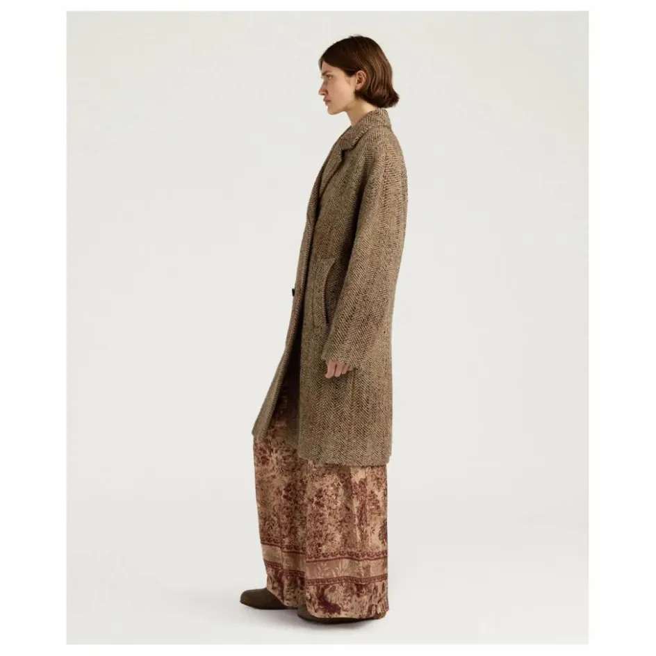 Best Manteau Lancaster Herringbone Laine Vierge | Femme Manteaux, Parkas