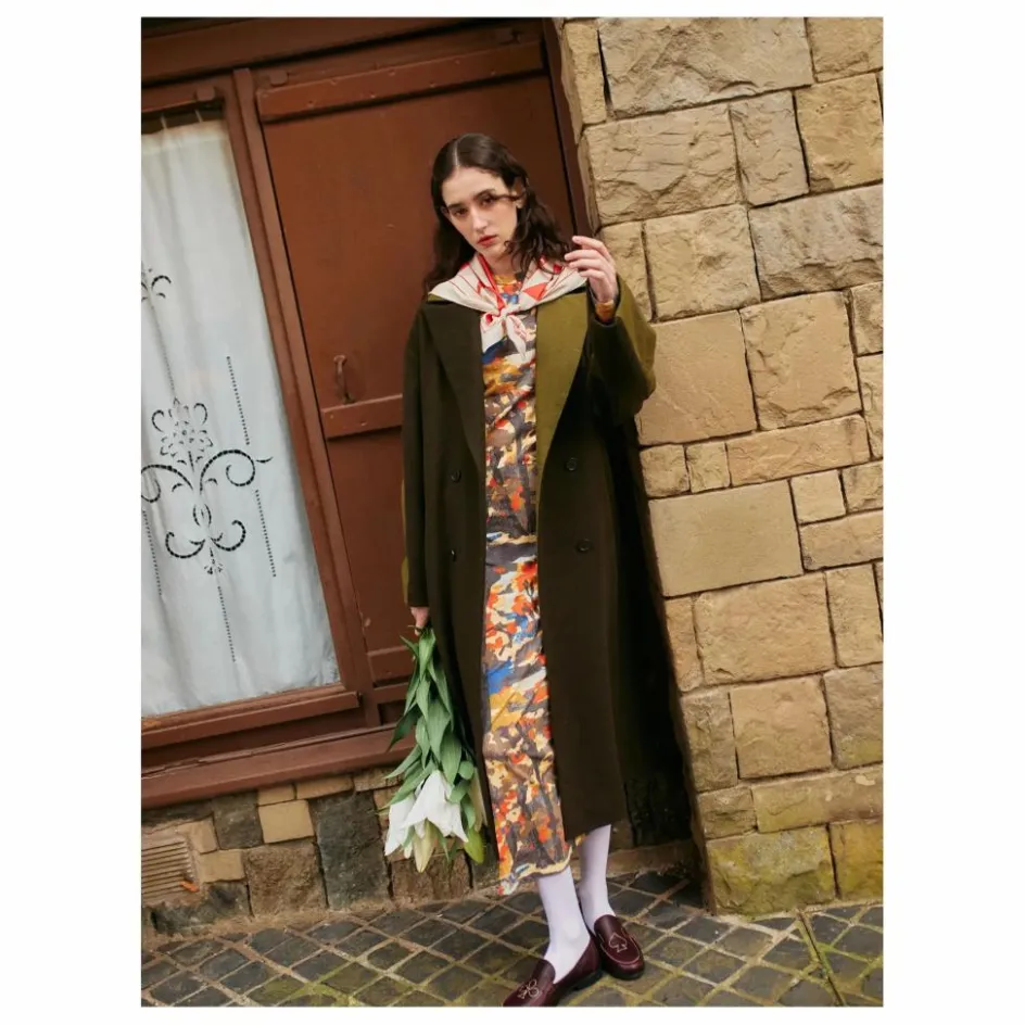 New Manteau Long Laine - Collection Femme | Femme Manteaux, Parkas