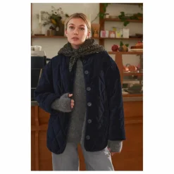 Clearance Manteau Matelassé Louisa Velours - Collection Femme | Femme Manteaux, Parkas