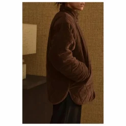 Discount Manteau Matelassée Louisa Velours - Collection Femme | Femme Manteaux, Parkas