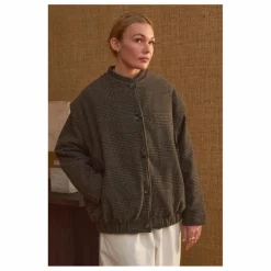 Marlot Paris Manteau Philo Carreaux Laine - Collection Femme ||Femme Manteaux, Parkas