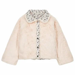 Discount Louise Misha Manteau Réversible Façon Fourrure Jasmina Coton Bio | Crème