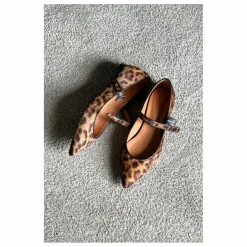 Mary Jane Léopard | Femme Derbies, Mocassins, Ballerines