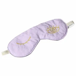 Online La cerise sur le gâteau Masque de nuit en coton bio Eyes | Lilas tLilas