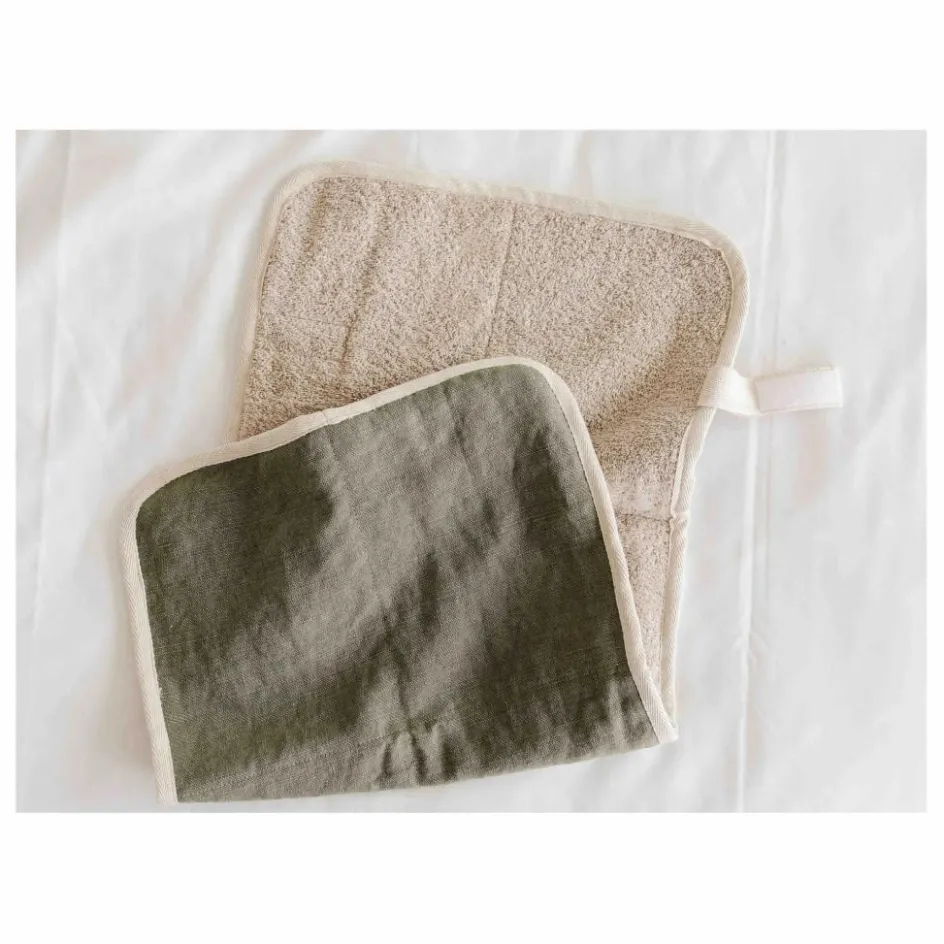 Matelas à langer de voyage en lin | Matelas À Langer De Voyage|Puériculture