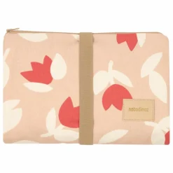 Nobodinoz Matelas à langer de voyage Hyde Park Tulip || Matelas À Langer De Voyage|Puériculture