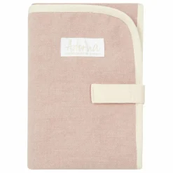 New Adorna Matelas à langer de voyage en lin | Rose poudré
