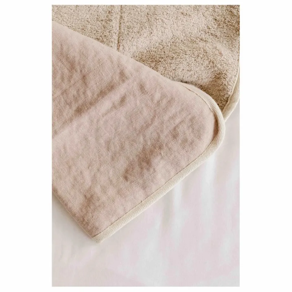 New Adorna Matelas à langer de voyage en lin | Rose poudré