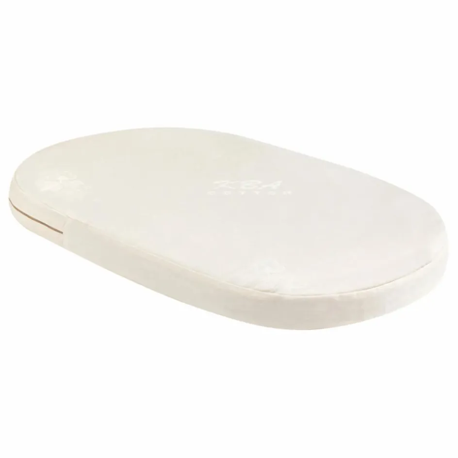 Bermbach Handcrafted Matelas ovale pour berceaux Lola et Emil en coton bio || Matelas|Lits Bébé