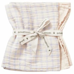 Hot garbo&friends Maxi-langes Gingham Sky - Set de 2 | Bleu ciel