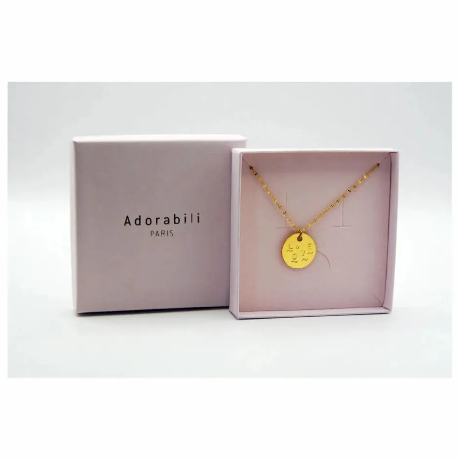 New Adorabili Médaille Big Love | Doré