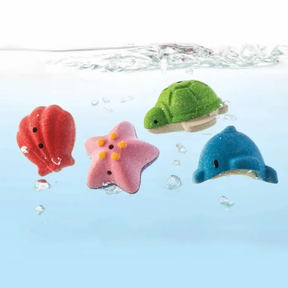 Plan Toys Mes animaux marins de bain| Jouets D'Éveil