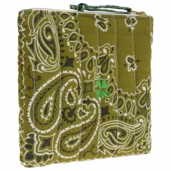 Online Call it by your name Mini Pochette Zippée Matelassée Trefle | Bronze