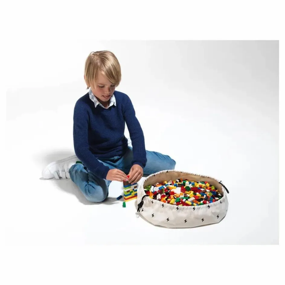 New Play and Go Mini sac de rangement Noomad - Eclairs Blanc