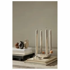 Outlet Ferm Living Mini vase Ary en porcelaine | Charbon