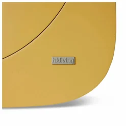 Online HKliving Miroir Curve | Jaune moutarde