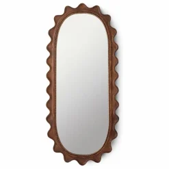 HKliving Miroirs*Miroir en bois Ripple |
