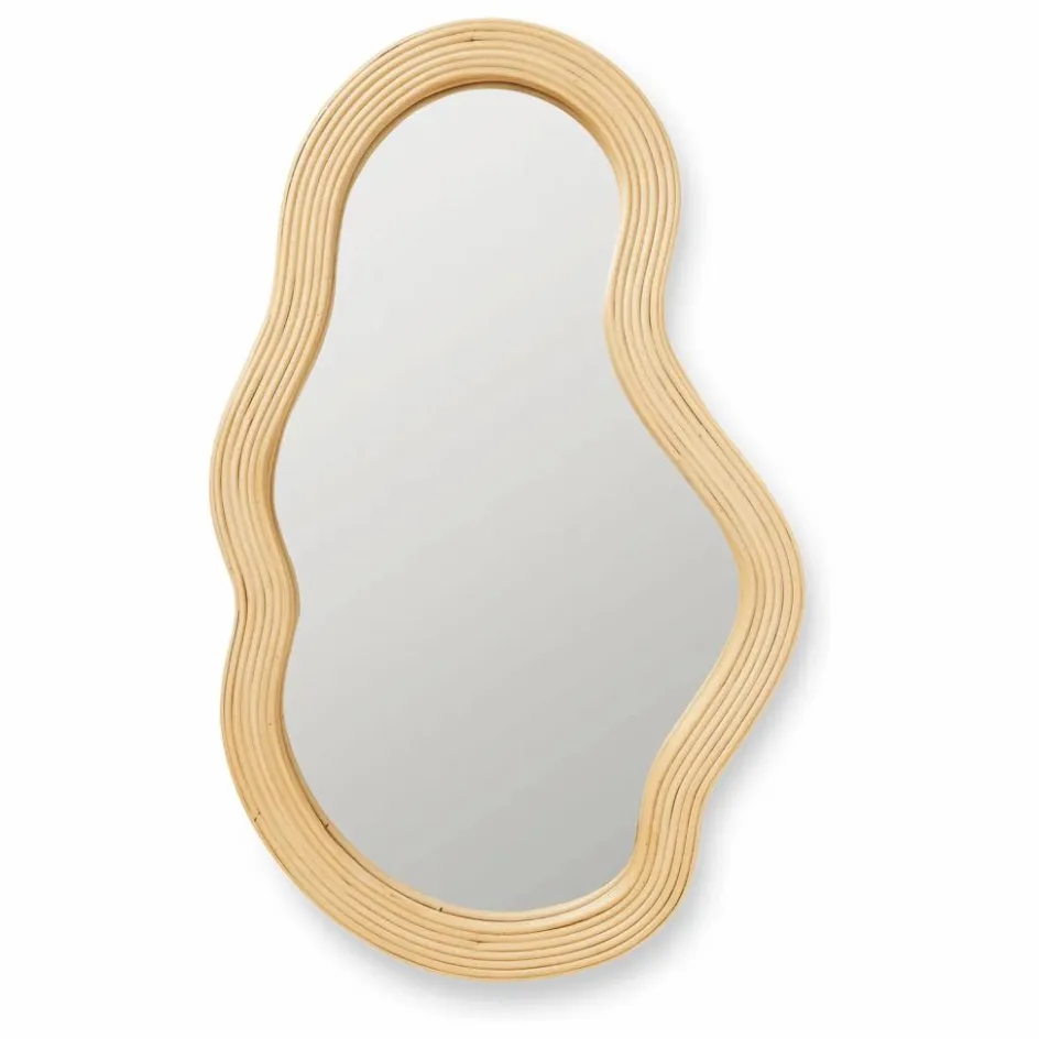 Ferm Living Miroirs*Miroir en rotin Pond