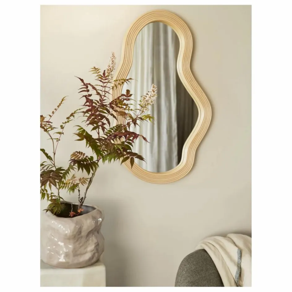 Ferm Living Miroirs*Miroir en rotin Pond