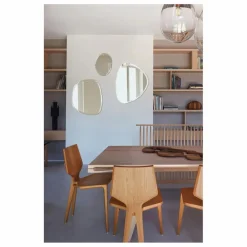 New Miroir extra plat biseauté - forme aléatoire ronde 46x55 cm Miroirs