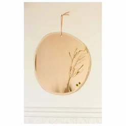M Nuance Miroir extra plat biseauté-forme aléatoire rond 47x50 cm| Miroirs