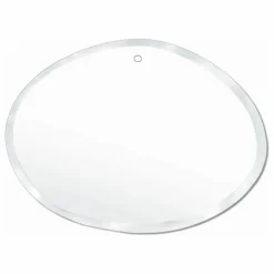 Best M Nuance Miroir extra plat biseauté - forme aléatoire ovale horizontale 55x40 cm Naturel