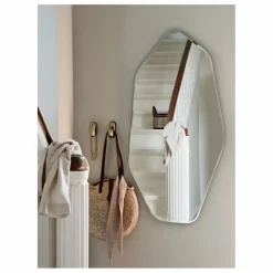 Outlet Broste Copenhagen Miroir Ruby | Noir