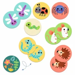 New Djeco Mémo Petites bêtes Multicolore