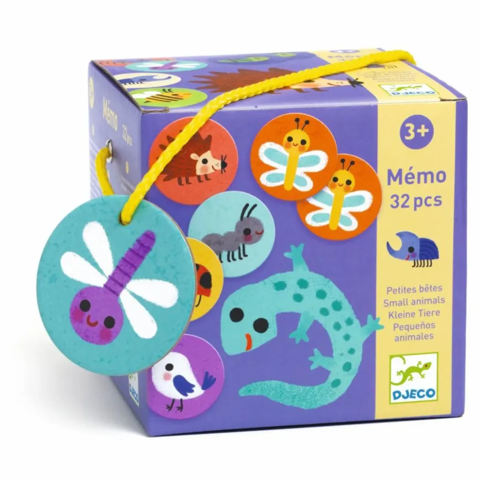 New Djeco Mémo Petites bêtes Multicolore