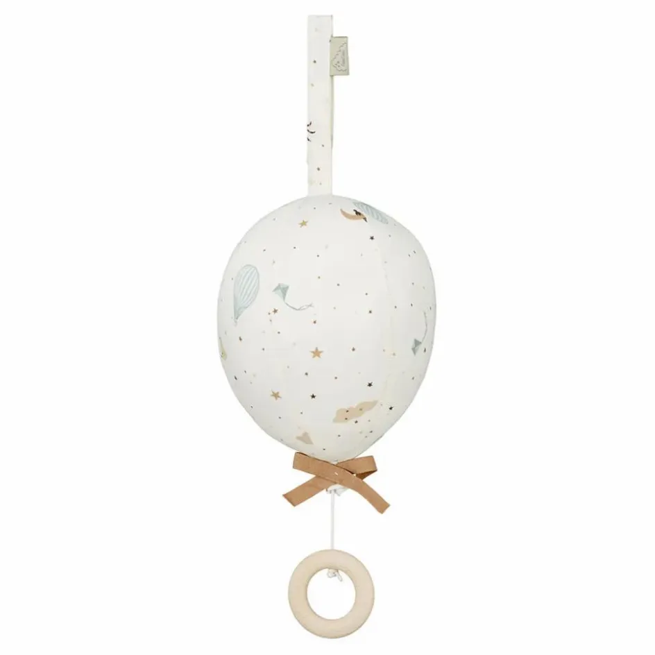 Clearance Cam Cam Mobile musical montgolfière Dreamland en coton bio Multicolore