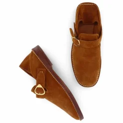 Socque Paris Mocassins Lucca Daim ||Femme Derbies, Mocassins, Ballerines