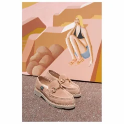 Best Paraboot Mocassins Marianne x Pandora Decoster | Camel