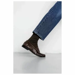 Femme Augusta Derbies, Mocassins, Ballerines*Mocassins Zoe Effet Crocodile |