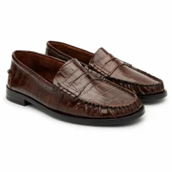 Femme Augusta Derbies, Mocassins, Ballerines*Mocassins Zoe Effet Crocodile |