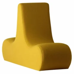 Hot Verpan Module double lounge Welle en laine | Jaune