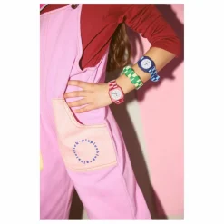 Mini Kyomo Montre Damier Blue Sunday ||Enfant Bijoux, Montres|Accessoires De Mode