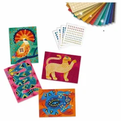 Hot Djeco Mosaïques Au cœur de la jungle Multicolore