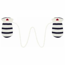 Sale Petit Bateau Moufles Marinière | Ecru