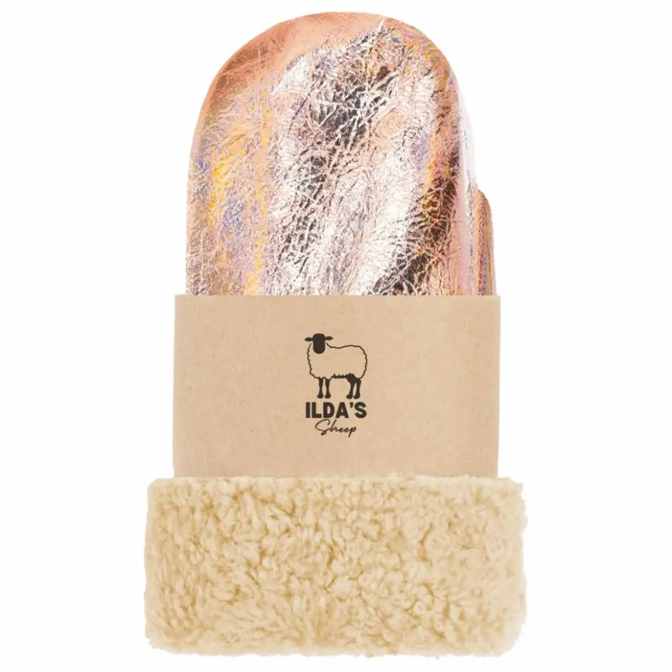 Femme ILDA'S sheep Gants, Moufles*Moufles Peau Lainée Mérinos Métallisées |