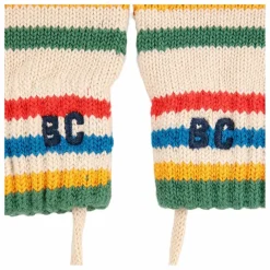 Hot Bobo Choses Moufles Rayées | Beige