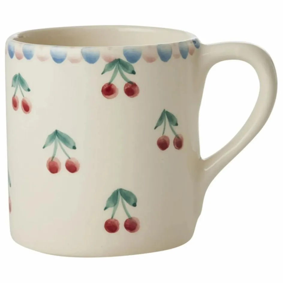 Clearance Rice Mug en céramique Cerises | Ecru