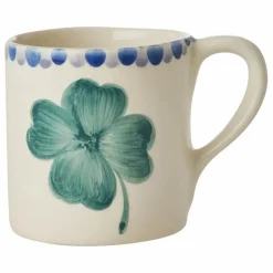 Mug en céramique Trèfle | Art De La Table