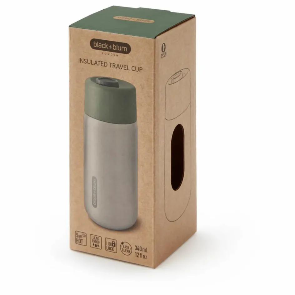 Hot Black + Blum Mug isotherme | Olive