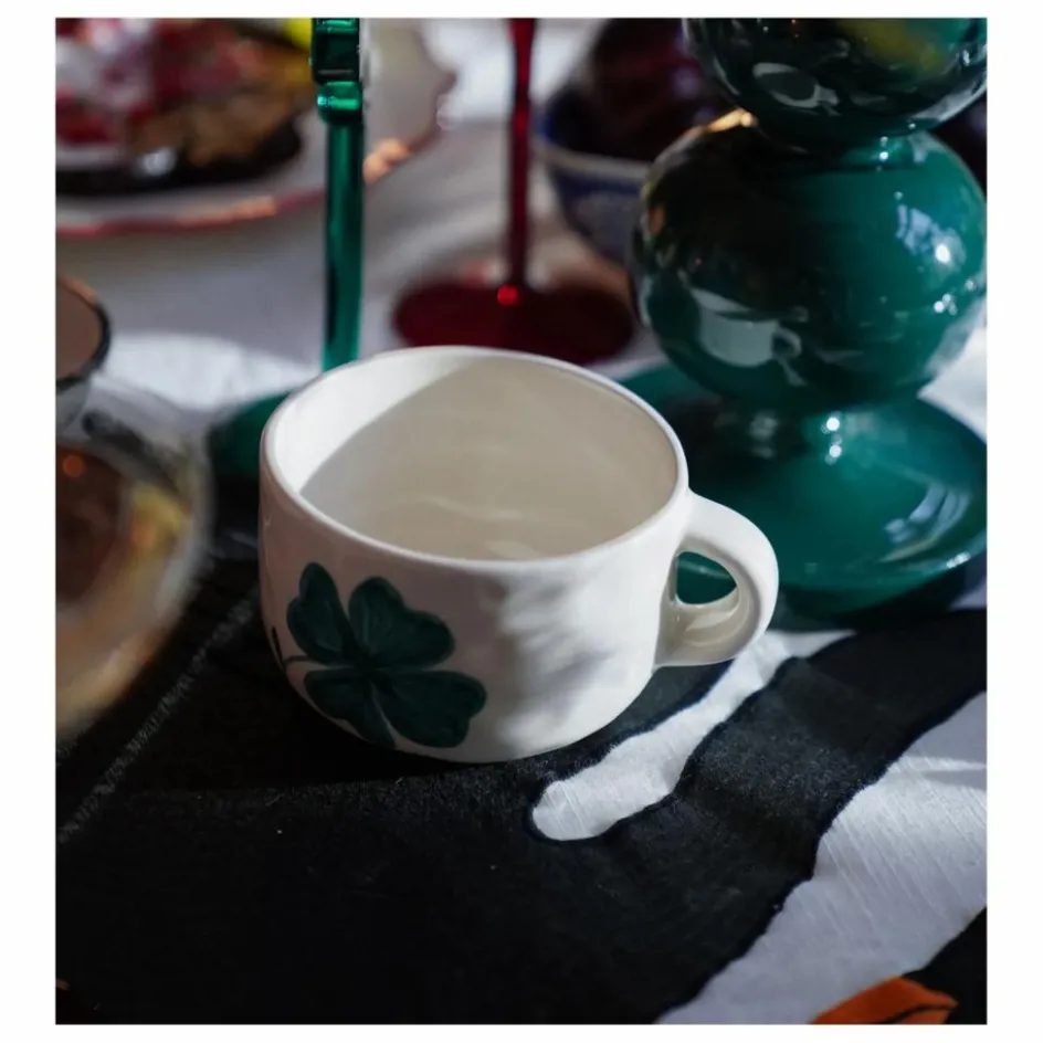 Sale Mug trèfle Shamrock | Art De La Table