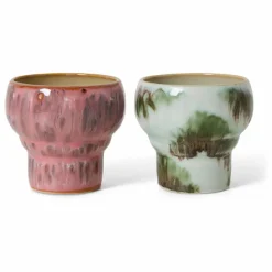 HKliving Mugs Lungo - Set de 2| Art De La Table