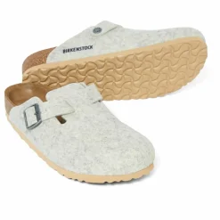BIRKENSTOCK Mules Boston Laine Chaussant Etroit ||Femme Sandales, Espadrilles