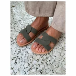 Théluto Mules Prune ||Femme Sandales, Espadrilles