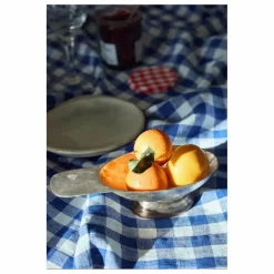 Online Gabrielle Paris Nappe en lin lavé Vichy | Bleu