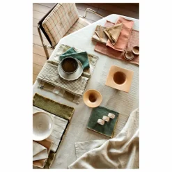 Hot Haomy Nappe en lin Pise Naturel