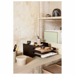 Sale Ferm Living Organiseur de bureau en métal | Noir